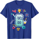 Science 6 Year Old Birthday School Party Scientific Matching T-Shirt - T-Shirt | Royal