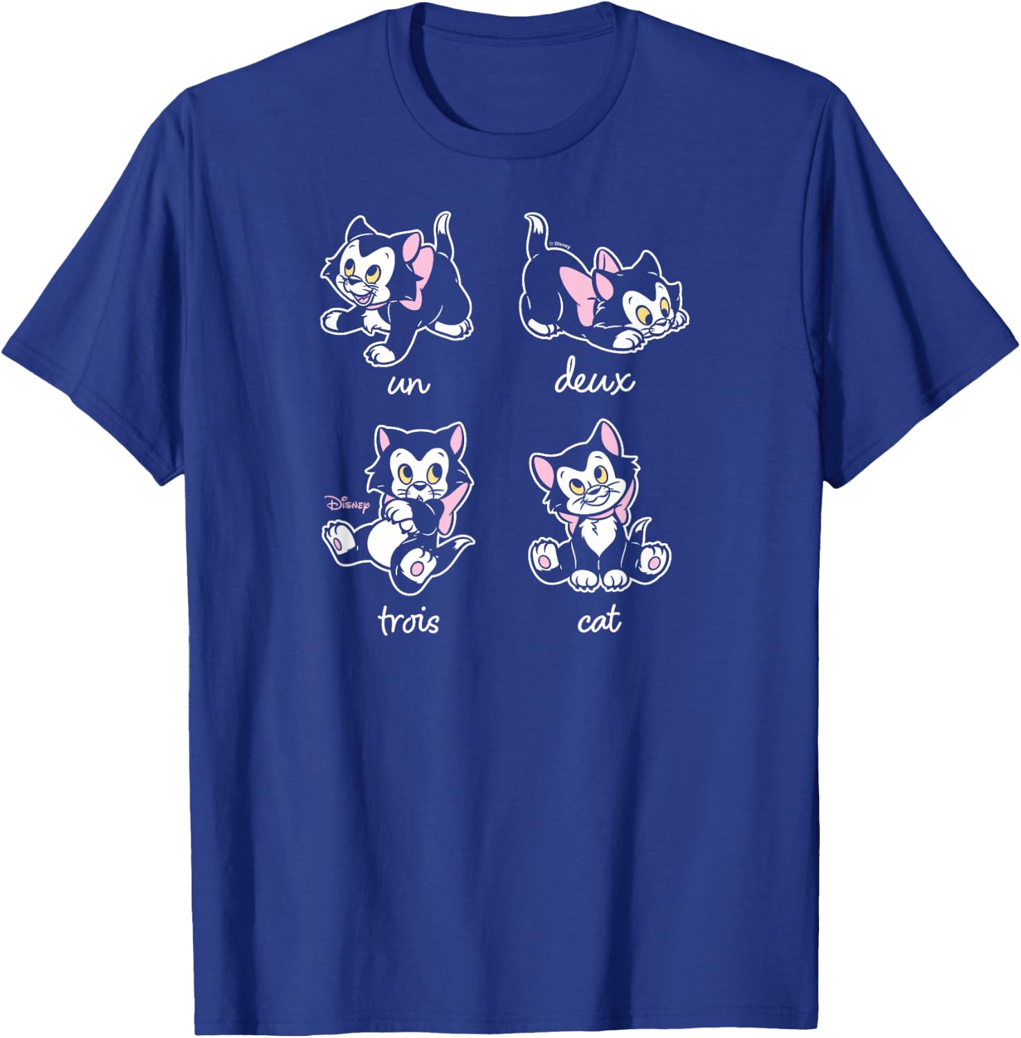 Figaro - Un Deux Trois Cat T-Shirt - T-Shirt | Royal