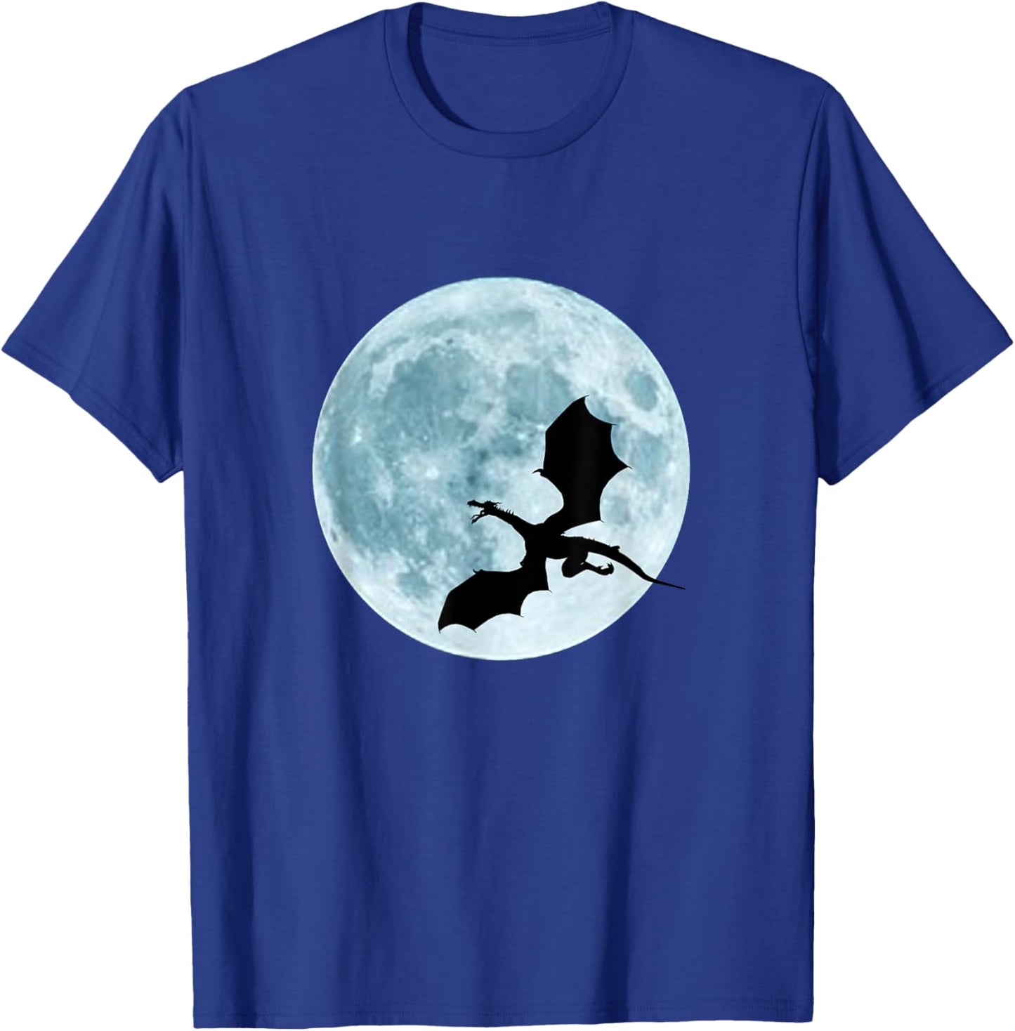 Flying Dragon by the Moon T Shirt T-Shirt - T-Shirt | Royal