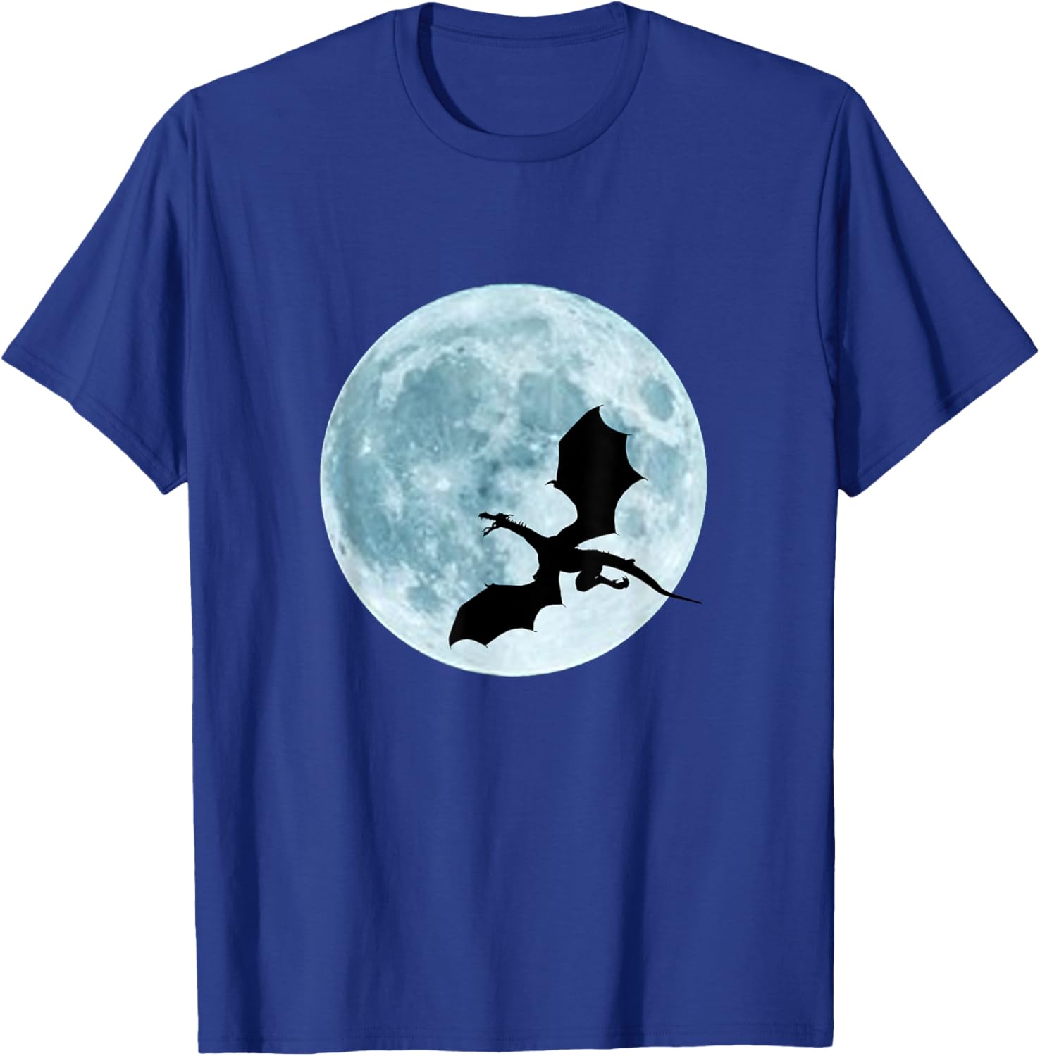 Flying Dragon by the Moon T Shirt T-Shirt - T-Shirt | Royal