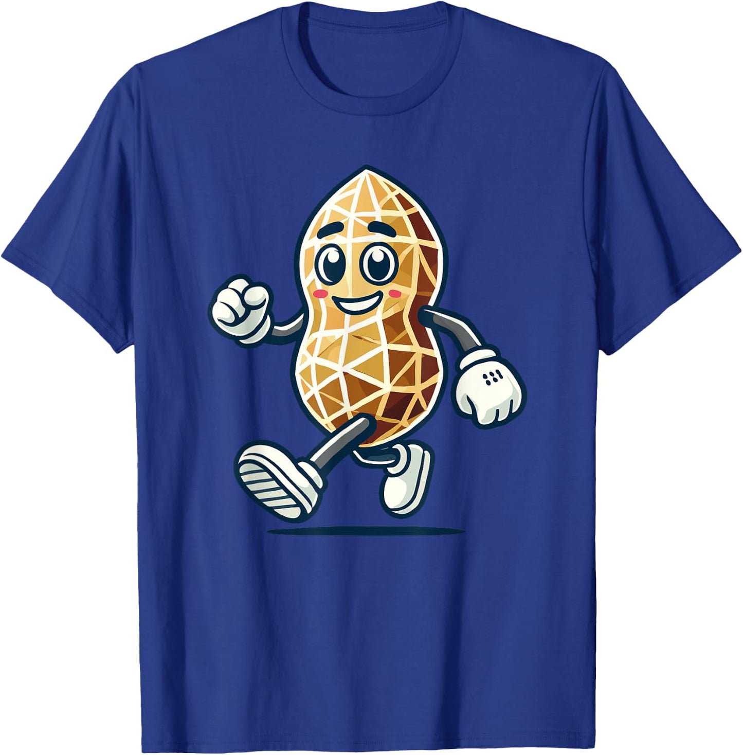 Geometric Art Peanut Peanuts , Black, S T-Shirt - T-Shirt | Royal