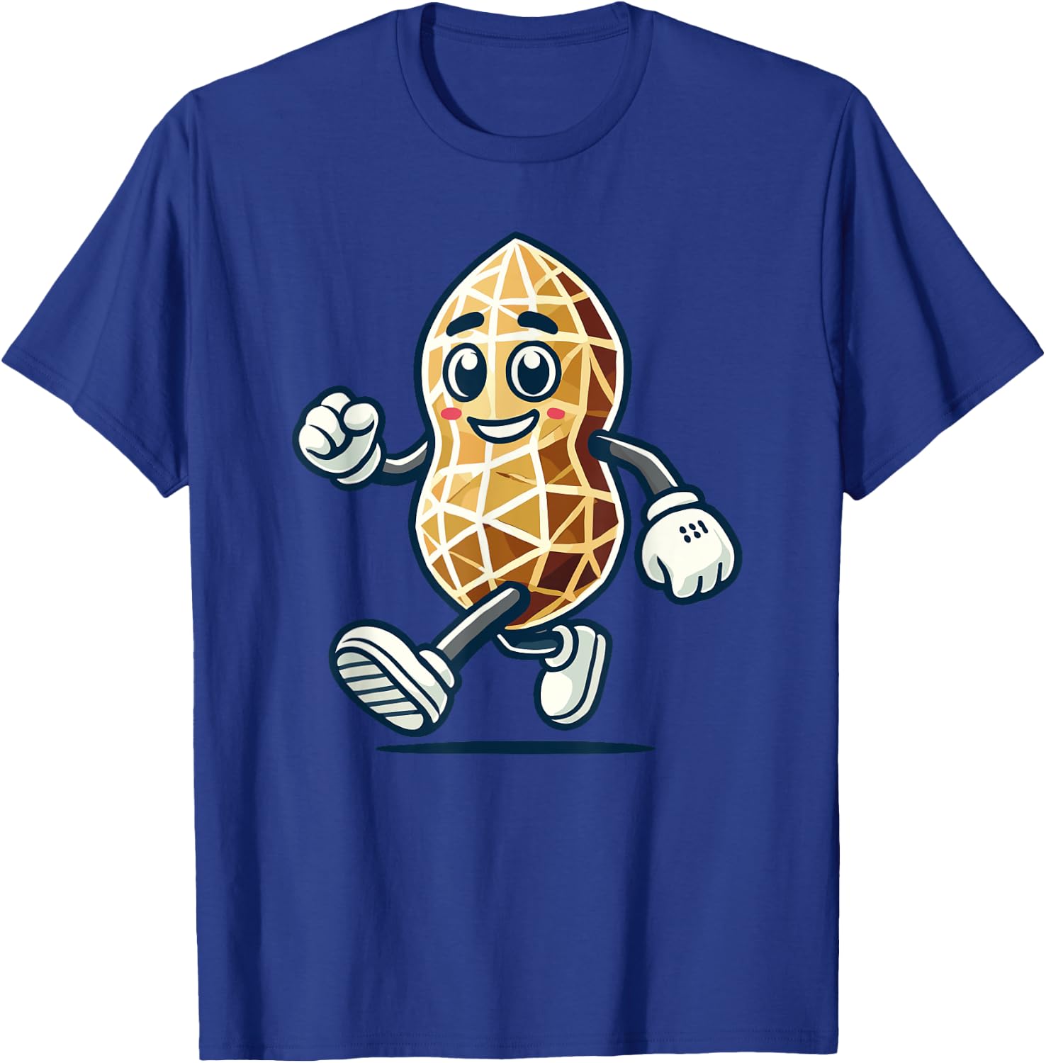 Geometric Art Peanut Peanuts , Black, S T-Shirt - T-Shirt | Royal