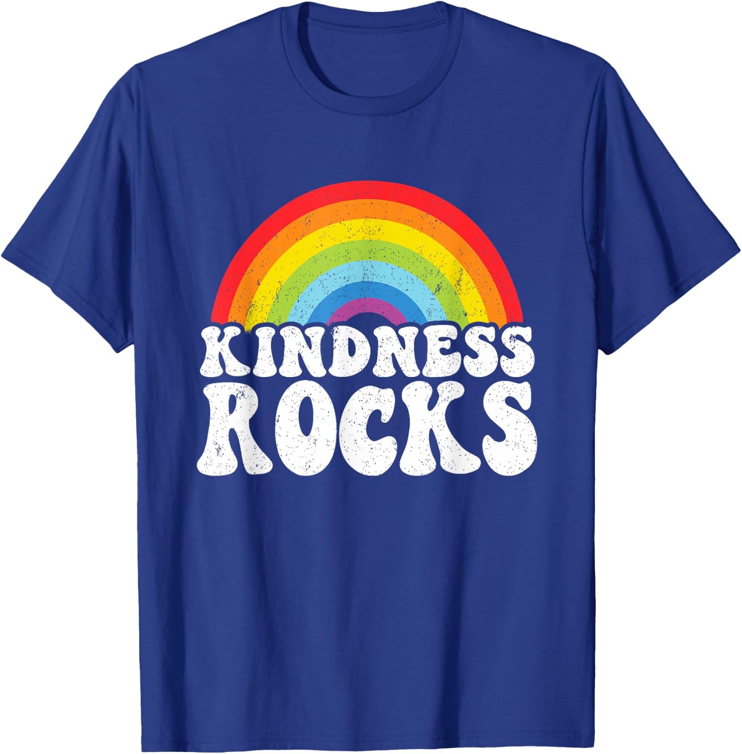 Sped-Lehrer Anti-Mobbing Hippie Regenbogen Freundlichkeit Rocks T-Shirt - T-Shirt | Royal