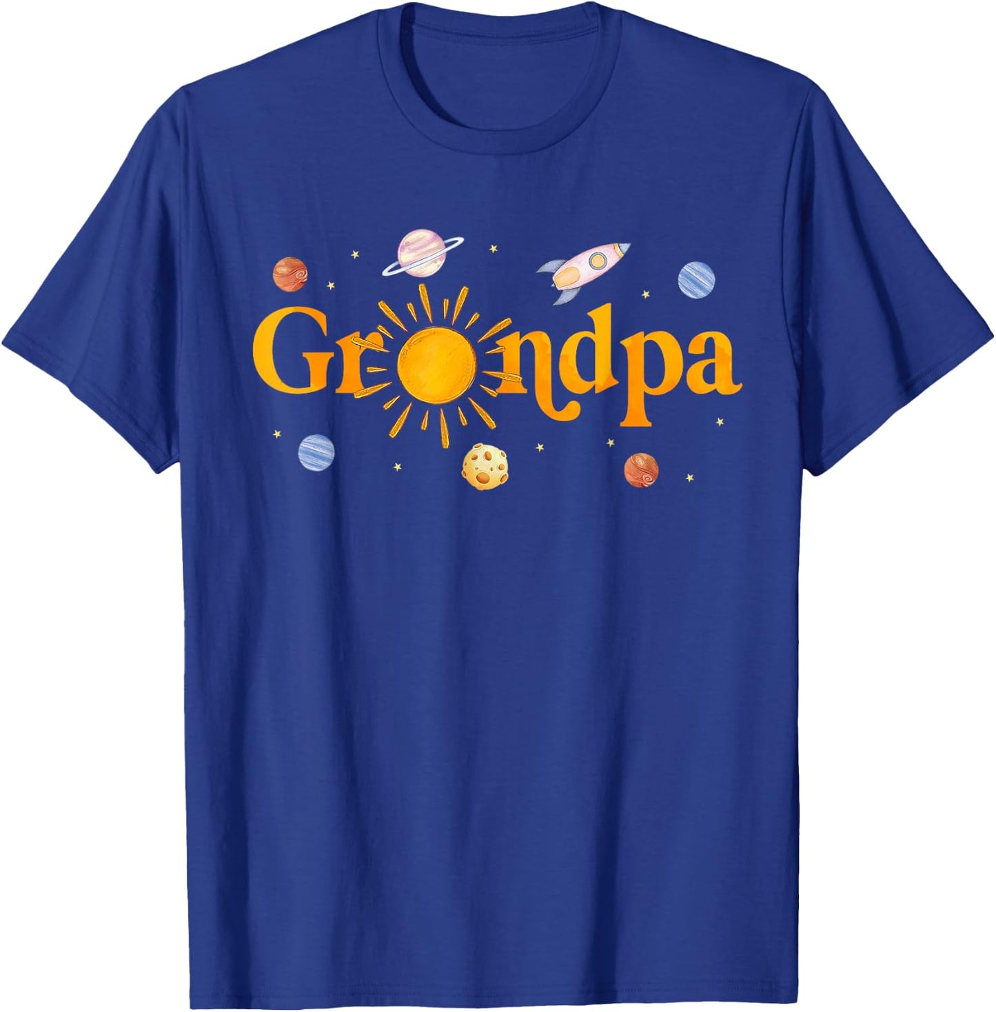 Grandpa of The Birthday First Trip Around The Sun Bday Boy T-Shirt - T-Shirt | Royal