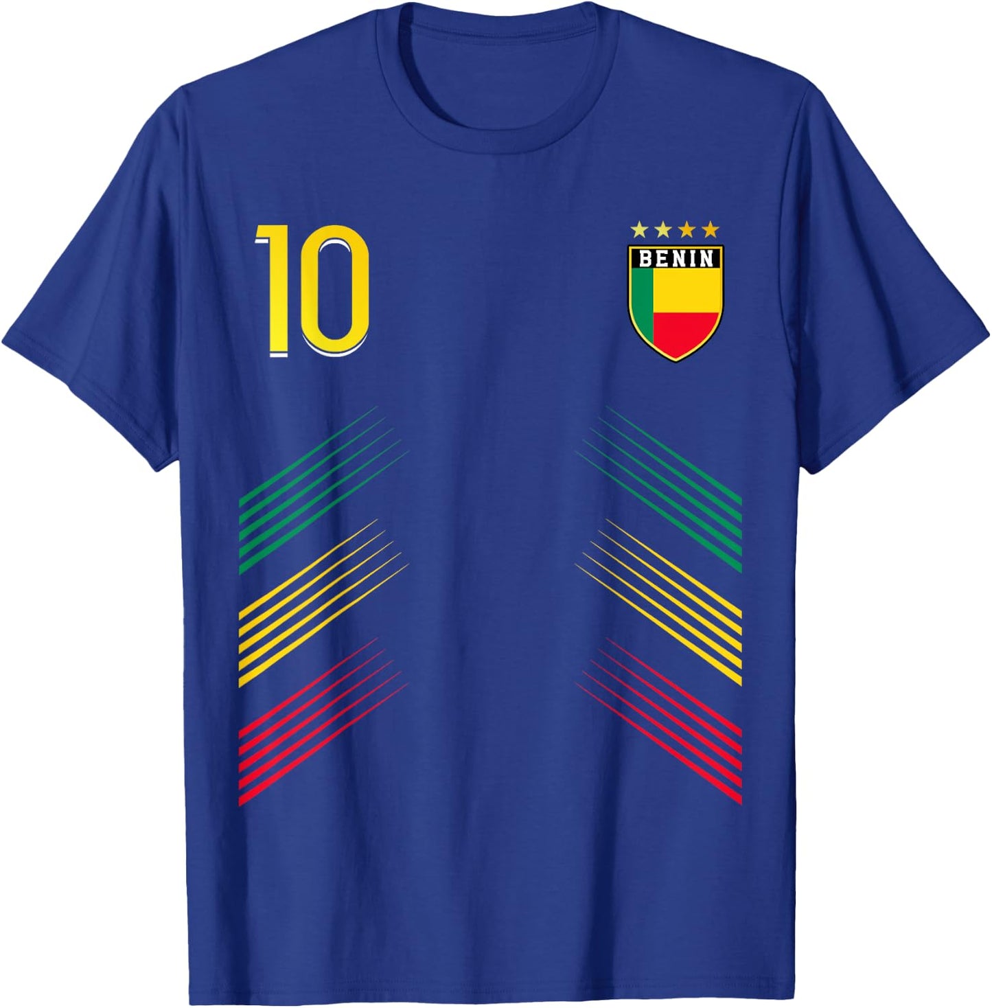 Benin Flag Lovers of Pride Benino , Black, S T-Shirt - T-Shirt | Royal