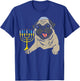 Jewish Pug Dog Menorah Hanukkah Pajamas Chanukah PJs T-Shirt - T-Shirt | Royal