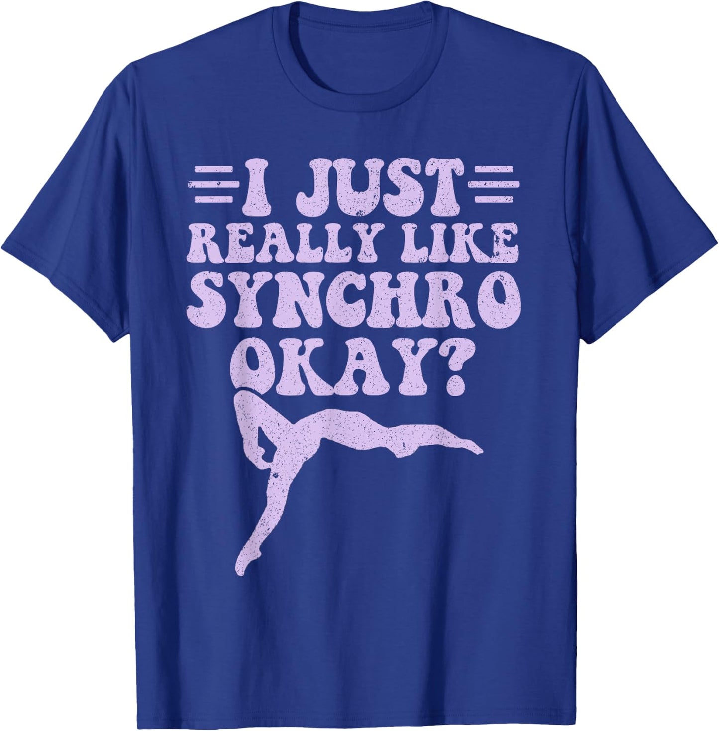 Synchro Synchronized Swimming T-Shirt - T-Shirt | Royal