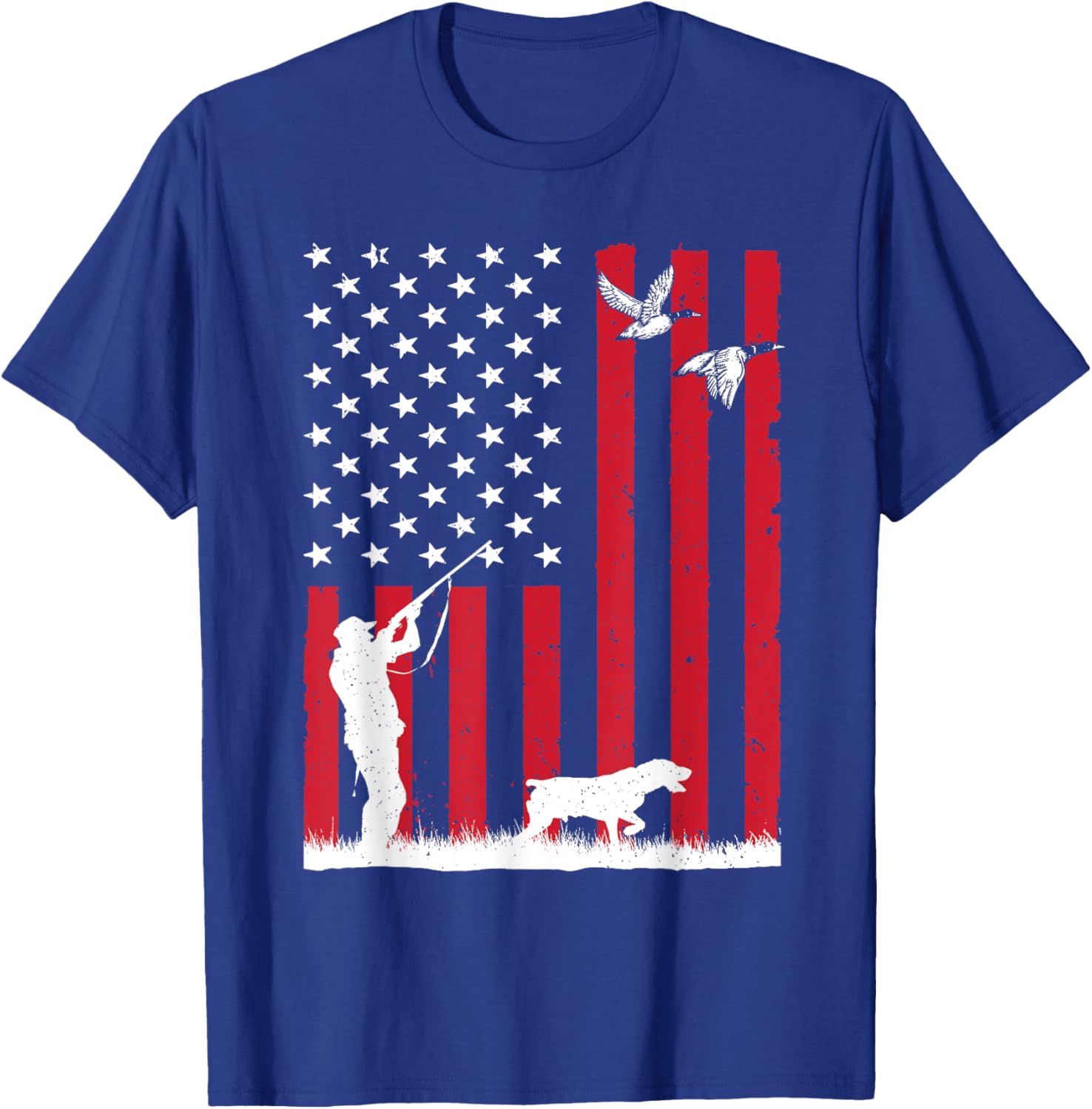 Duck Hunting Art Women Kids Duck Hunter Duck Hunting T-Shirt - T-Shirt | Royal