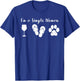 I'm Simple Woman Dogs & Wine Sun Lover Funny Dog Joke T-Shirt - T-Shirt | Royal
