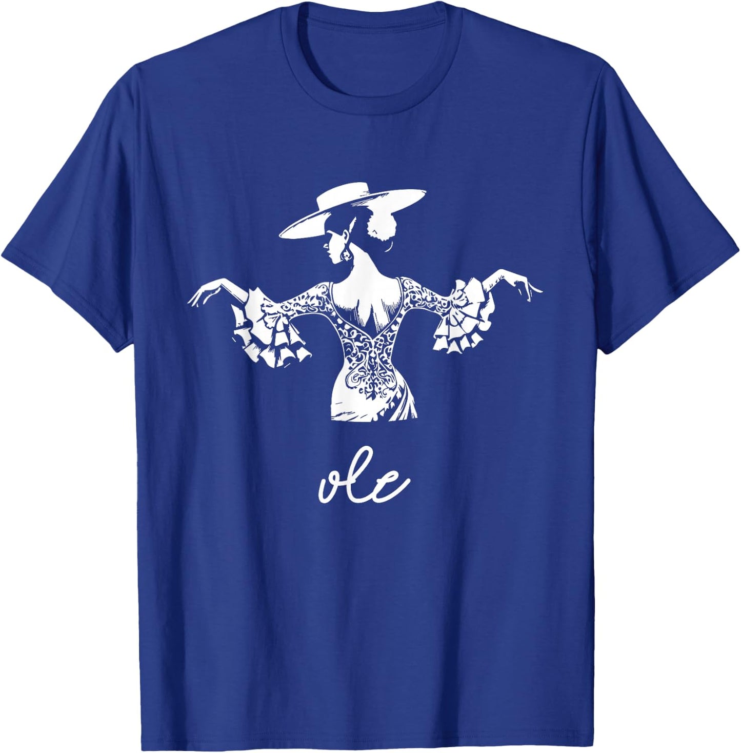 Femme flamenco espagnole , Black, S T-Shirt - T-Shirt | Royal