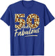 50 Year Woman Leopard Fabulous 50th Birthday T-Shirt - T-Shirt | Royal