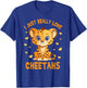 Kids Leopard Cheetah I Just Really Love Cheetahs T-Shirt - T-Shirt | Royal