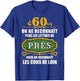 Humour Birthday 60 Years Men Joke 60 Years Gift , Black, S T-Shirt - T-Shirt | Royal