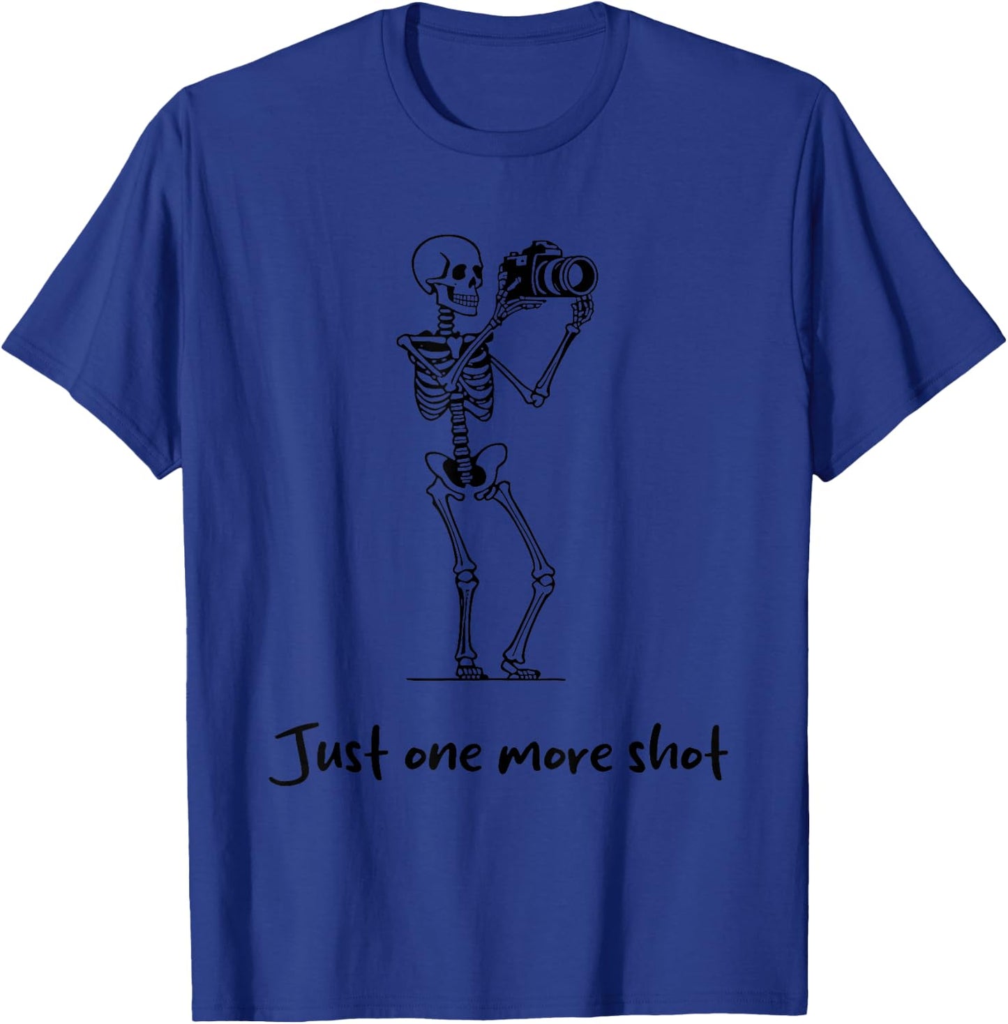 Skeleton Just One More Shot T-Shirt - T-Shirt | Royal