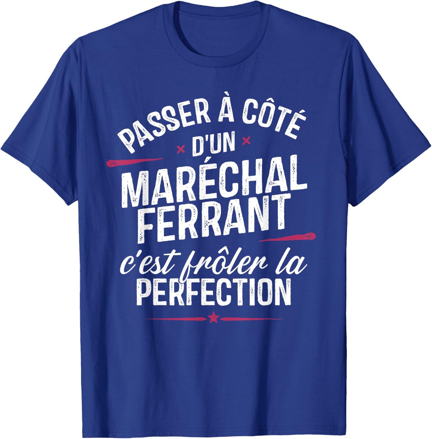 Farrier Funny Work Gift Man Farrier T-Shirt - T-Shirt | Royal