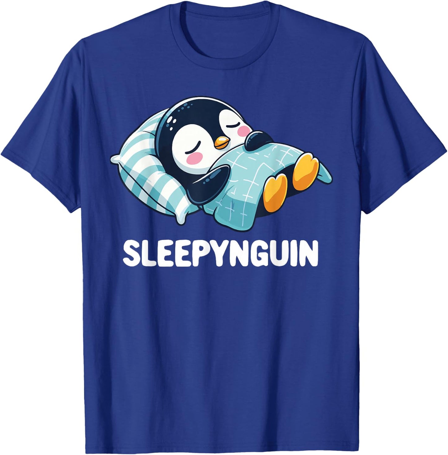 Sleepynguin Nightgown Penguin Sleep Sleeping Dress Girl Boy T-Shirt - T-Shirt | Royal