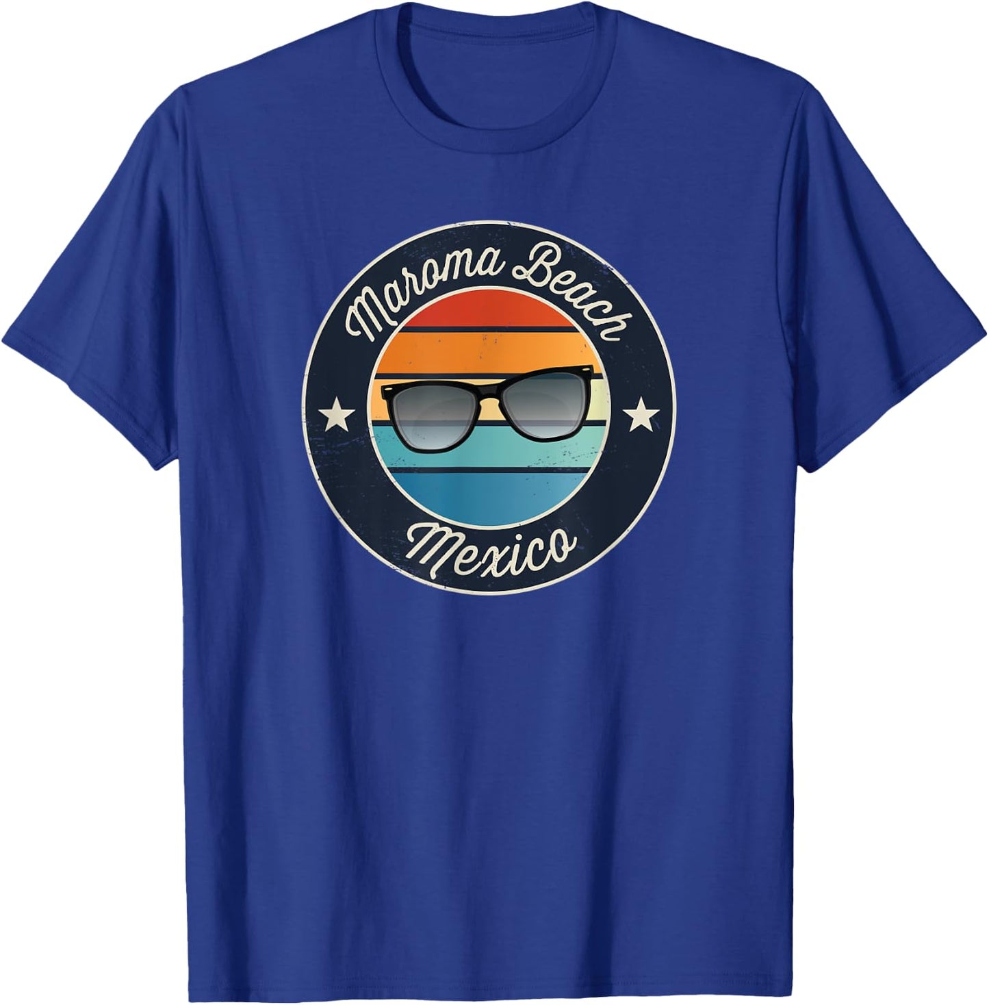 Maroma Beach Mexico Souvenir Graphic Men Women Kids T-Shirt - T-Shirt | Royal