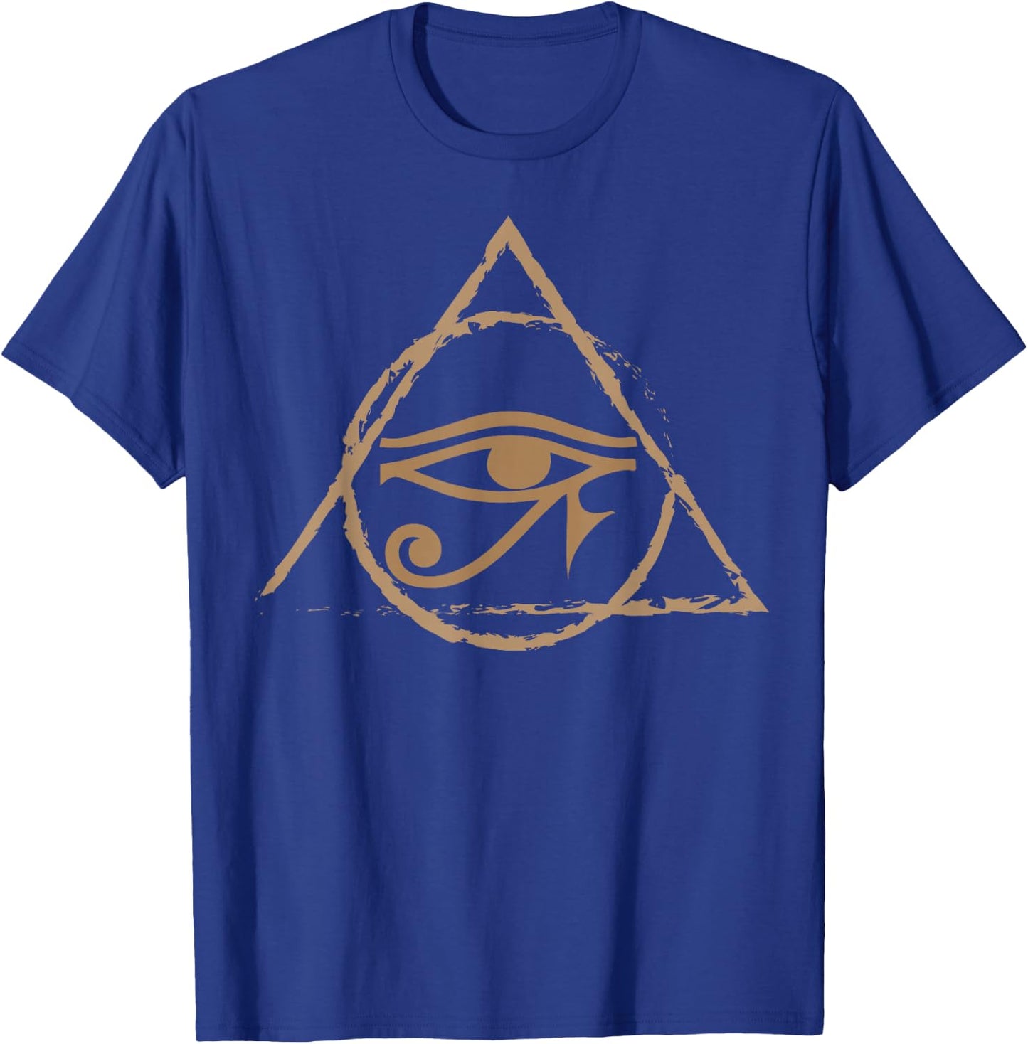 Eye Of Horus All Seeing Eye Triangle Esoteric T-Shirt - T-Shirt | Royal