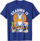 Otter Reading Teacher Literature Book Pun Reading Is Otterly T-Shirt - T-Shirt | Royal