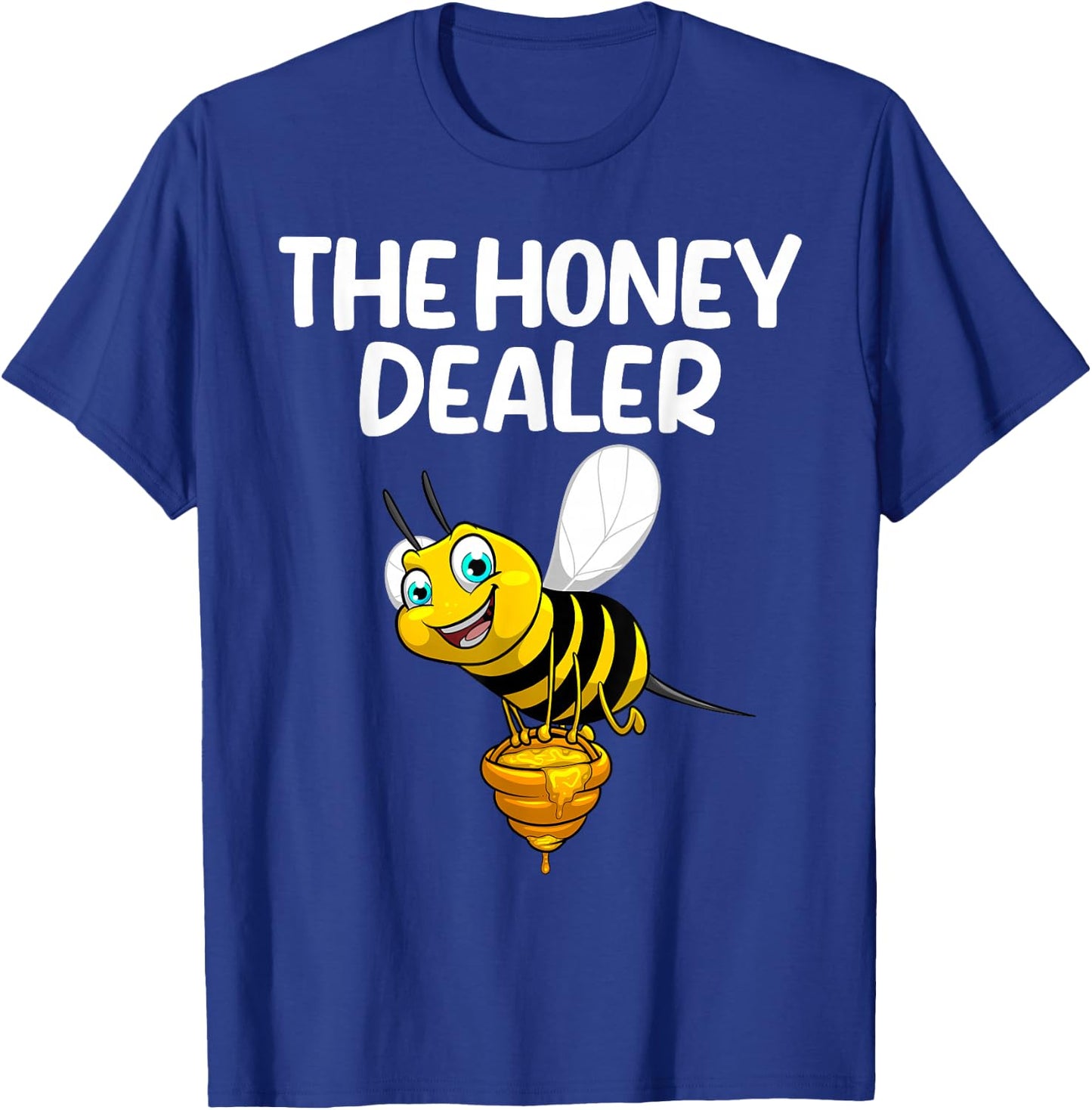 Bee Art Women Honey Bee Keeper Honeycomb Beekeeping T-Shirt - T-Shirt | Royal
