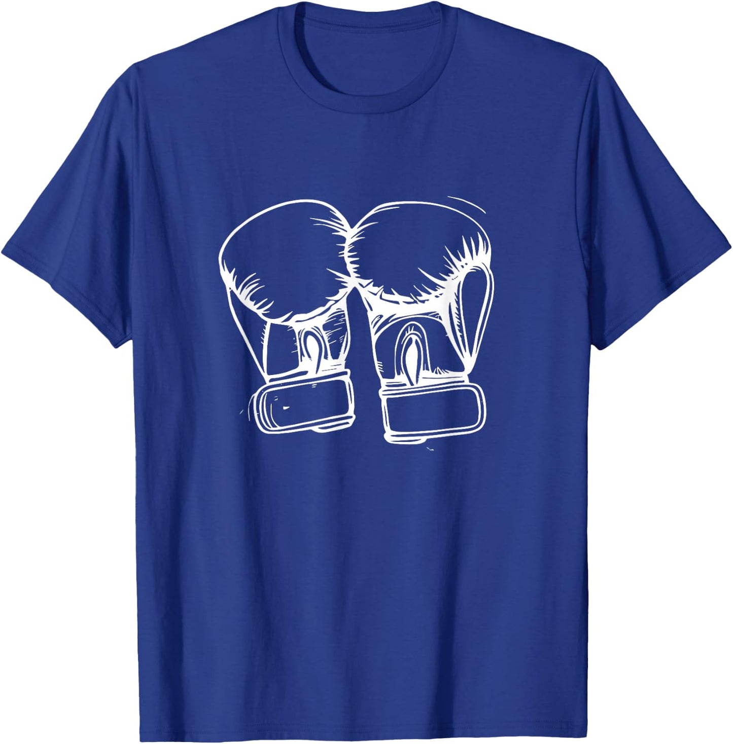 Boxing Gloves Sketch Boxer T-Shirt - T-Shirt | Royal