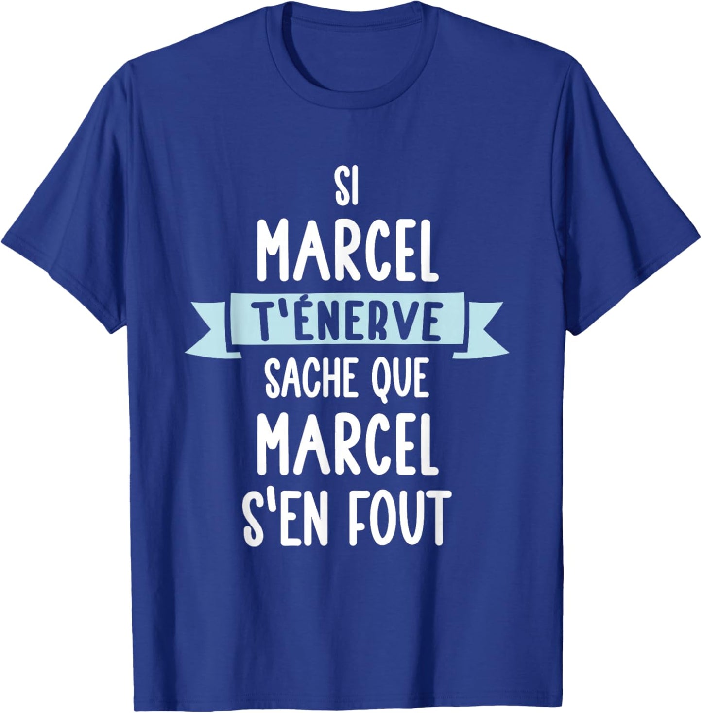Gift Man Humour Name Personalised Marcel , Black, S T-Shirt - T-Shirt | Royal