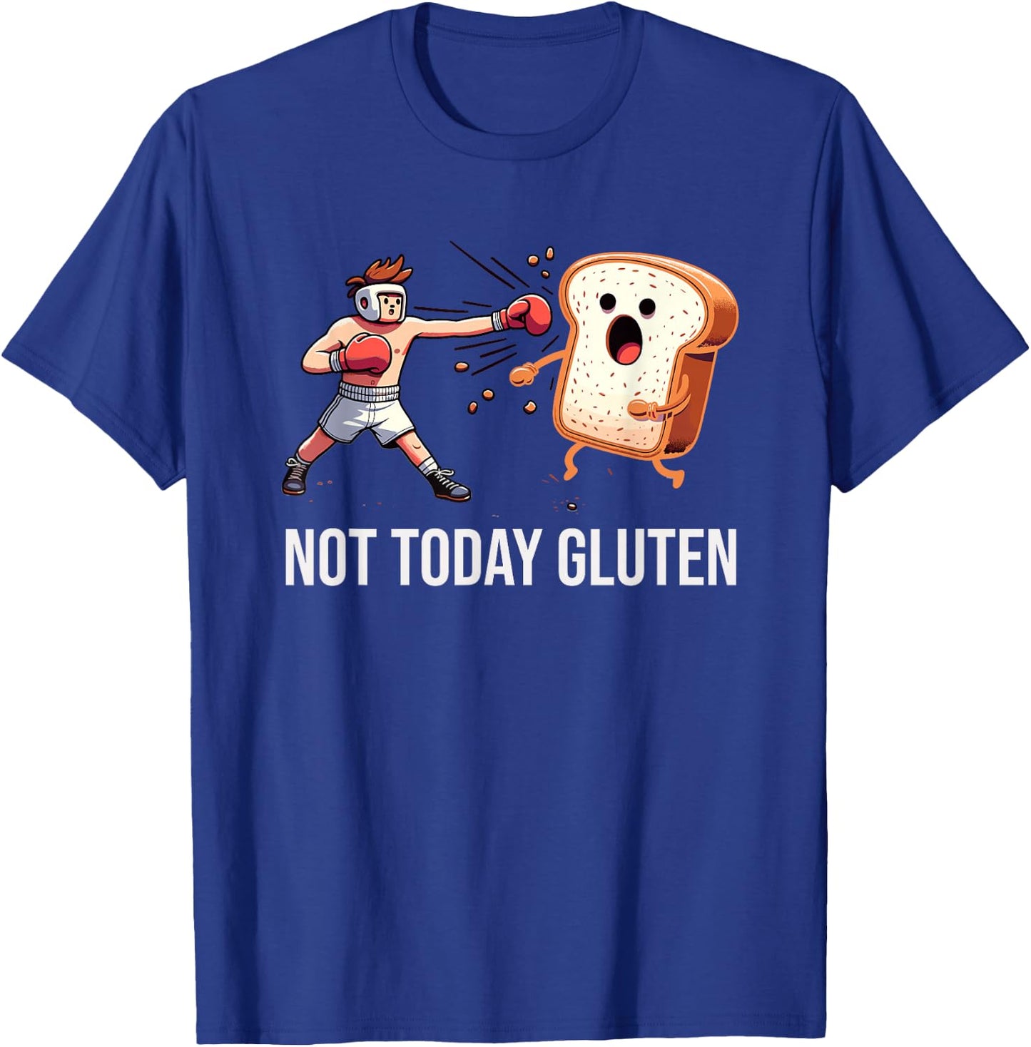 Gluten Free Funny Not Today Gluten Celiac Disease Vegan Diet T-Shirt - T-Shirt | Royal