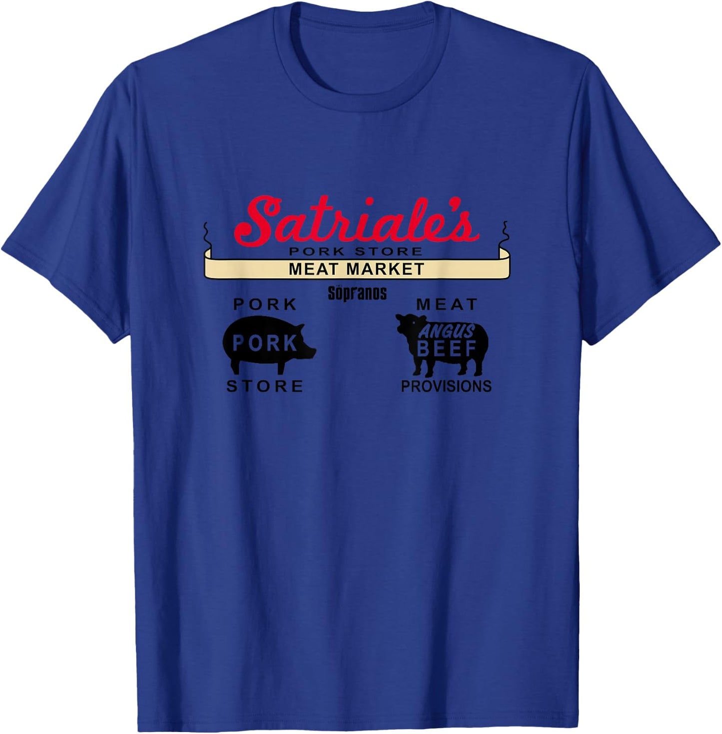 Satriales Logo , white, S T-Shirt - T-Shirt | Royal