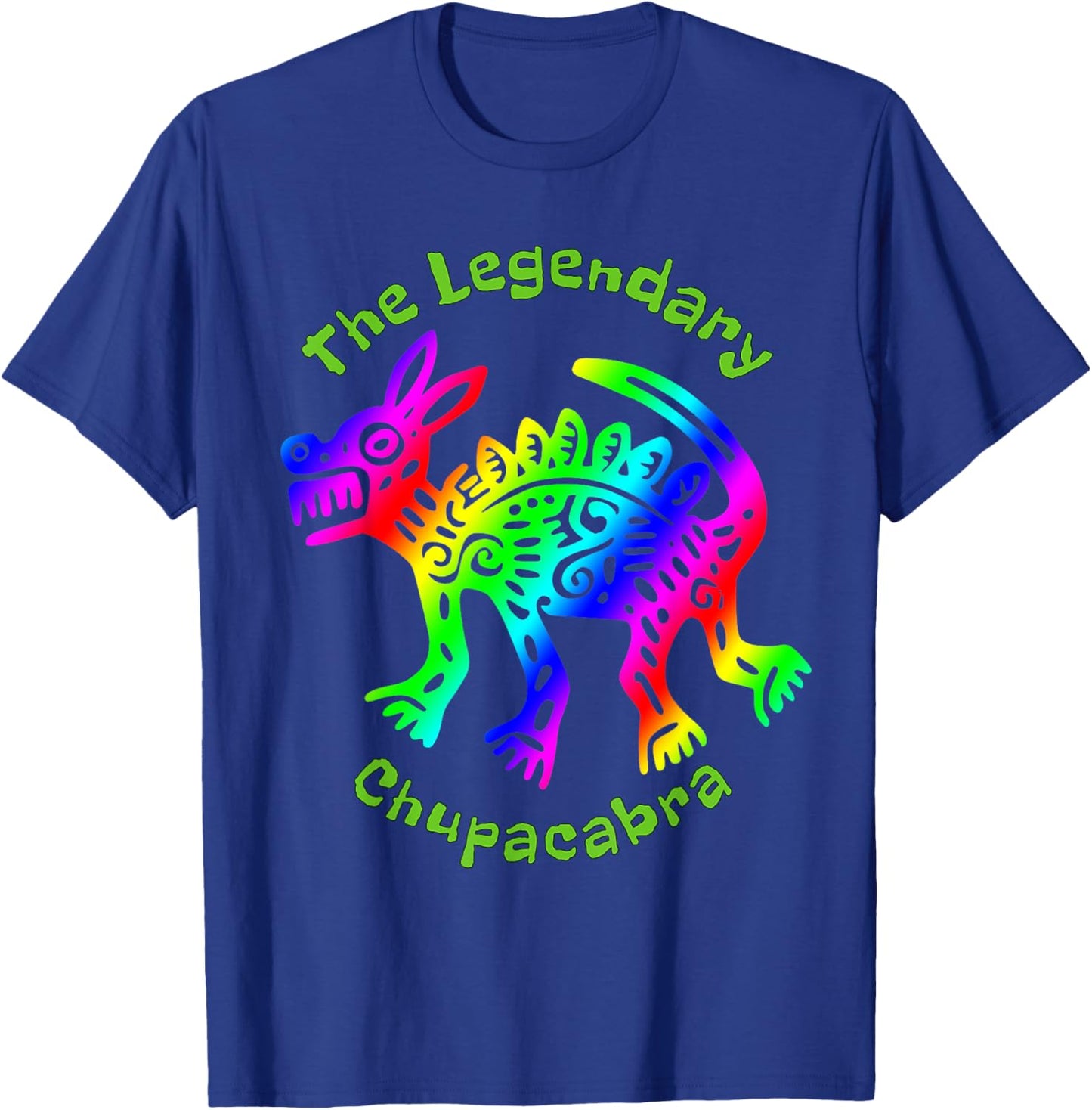 The Legendary Chupacabra Colorful Fun T-Shirt - T-Shirt | Royal