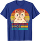 Hamster 2014 Birthday Funny Vintage Hamster Retro Sunset Dad T-Shirt - T-Shirt | Royal