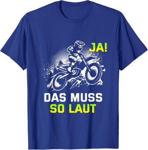 Motocross Women's Men's Supercross Offroad Cross Children's Cross , black, s T-Shirt - T-Shirt | Royal