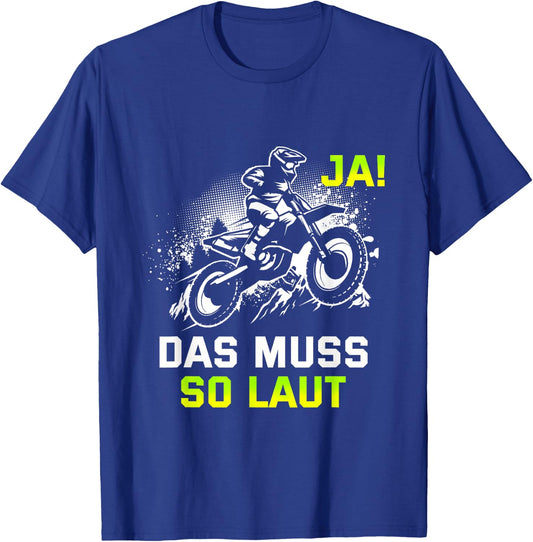 Motocross Women's Men's Supercross Offroad Cross Children's Cross , black, s T-Shirt - T-Shirt | Royal