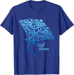 Gulf Shores Alabama Stingray Girls Boys Toddler Souvenir T-Shirt - T-Shirt | Royal