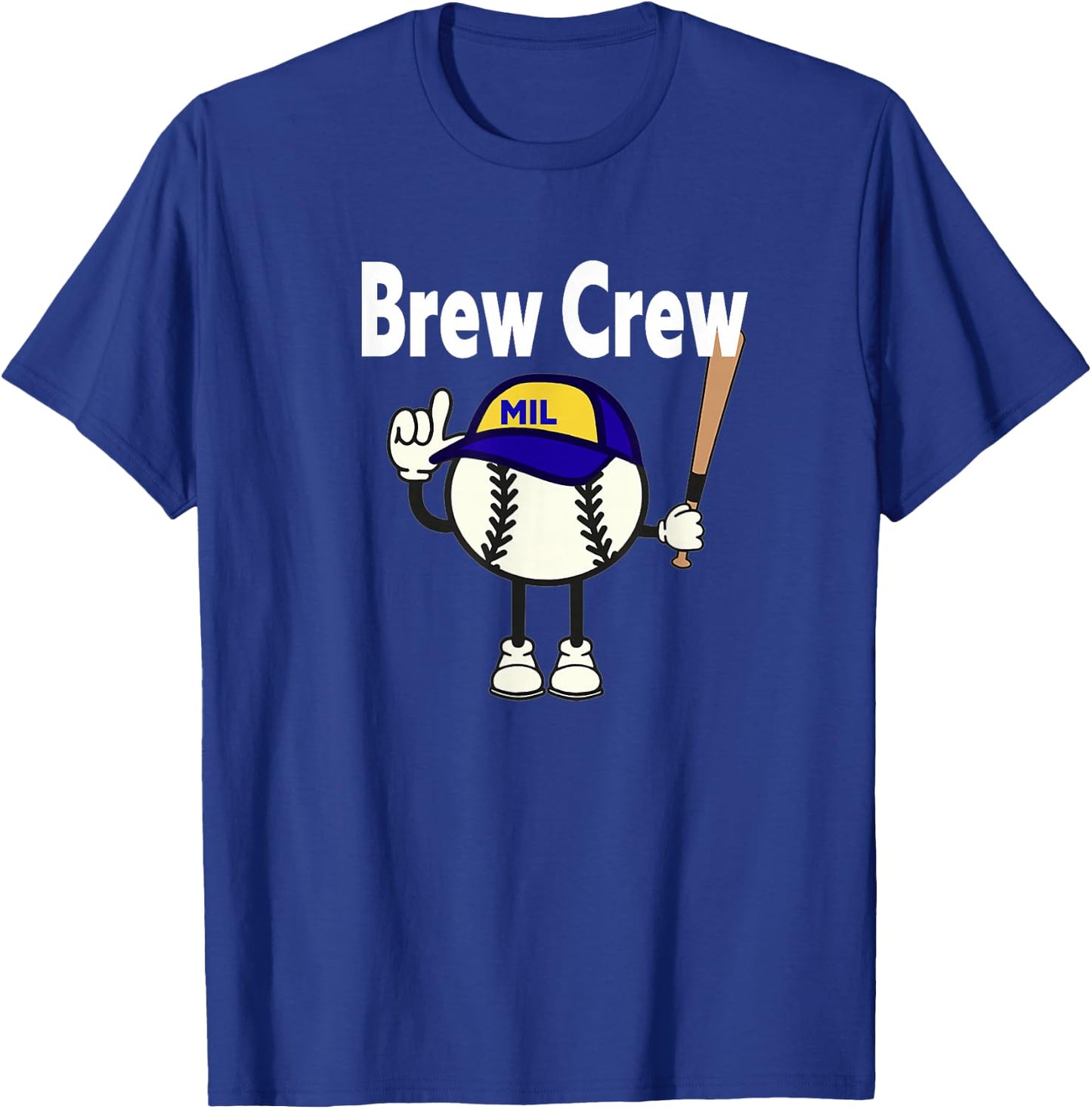 Baseball Freaks -Adults Boys Black Sausage Race T-Shirt - T-Shirt | Royal