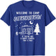 Welcome Camp Quitcherbitchin Funny Camping Camper Women Men T-Shirt - T-Shirt | Royal