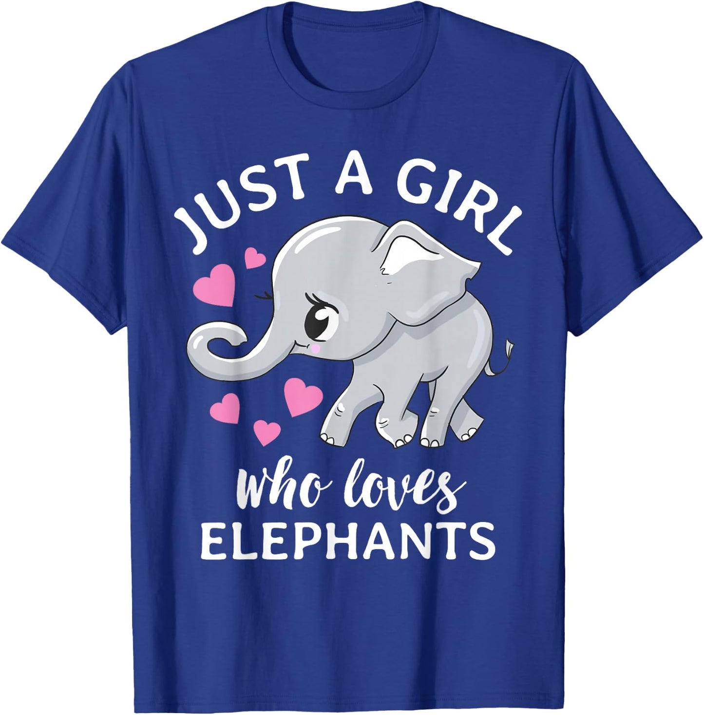 Just A Girl Who Loves Elephants T-Shirt - T-Shirt | Royal