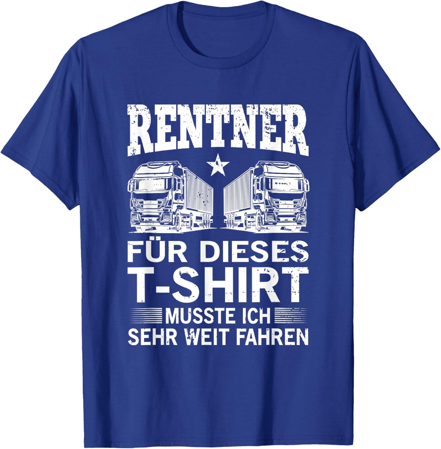 Men's for Trucker / Drivers / Retirements / Pension / Trucker / Grandpa / Truck, black T-Shirt - T-Shirt | Royal