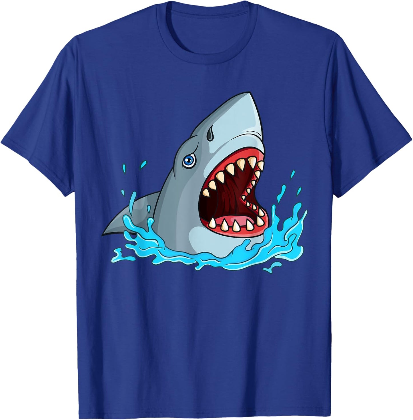 Shark Shirt Kids Toddler Men Women Sharks Lover T-Shirt - T-Shirt | Royal