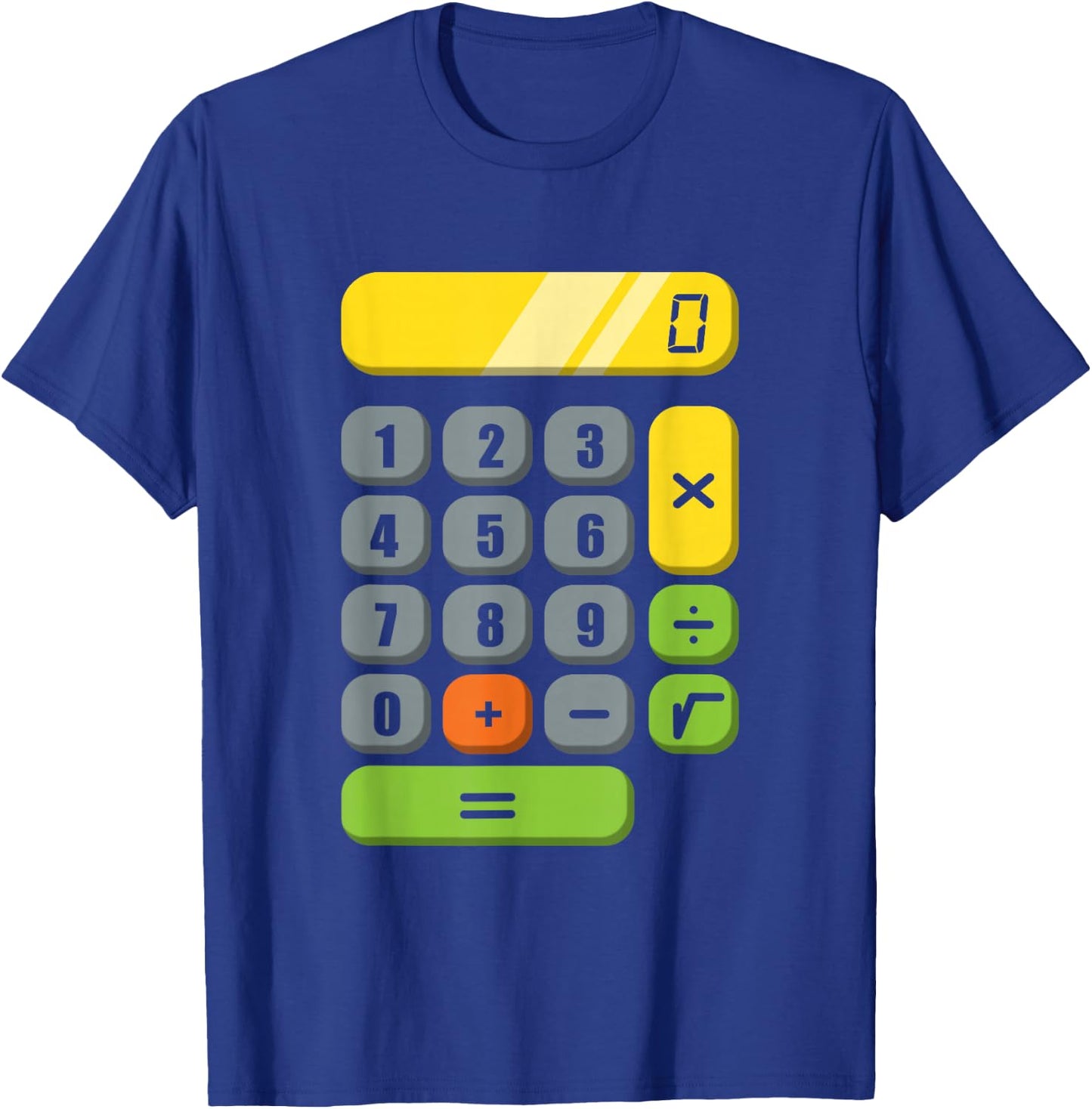 Calculator Costume Halloween Simple Cosplay Math Geek , black T-Shirt - T-Shirt | Royal