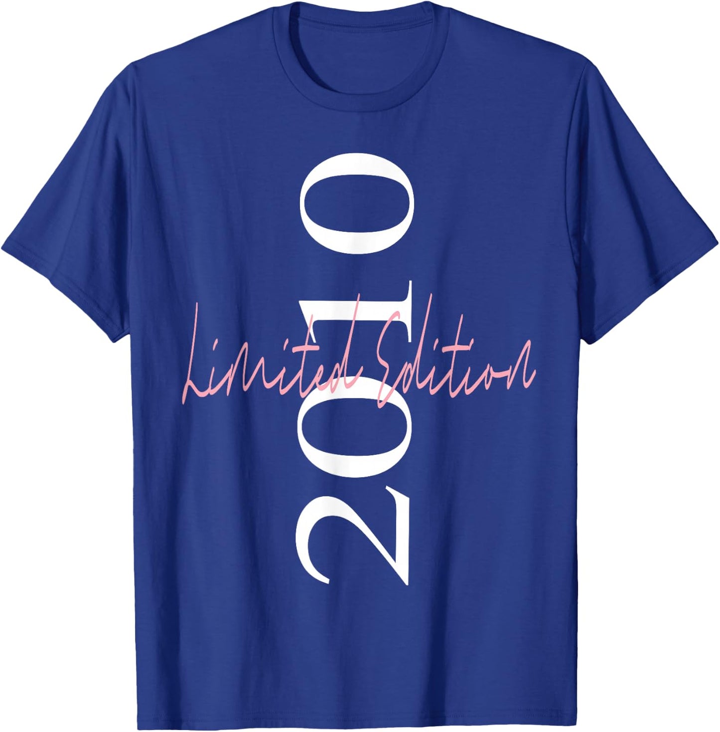 Limited Edition 2010 Birthday 2010 Born 2010 Vintage T-Shirt - T-Shirt | Royal