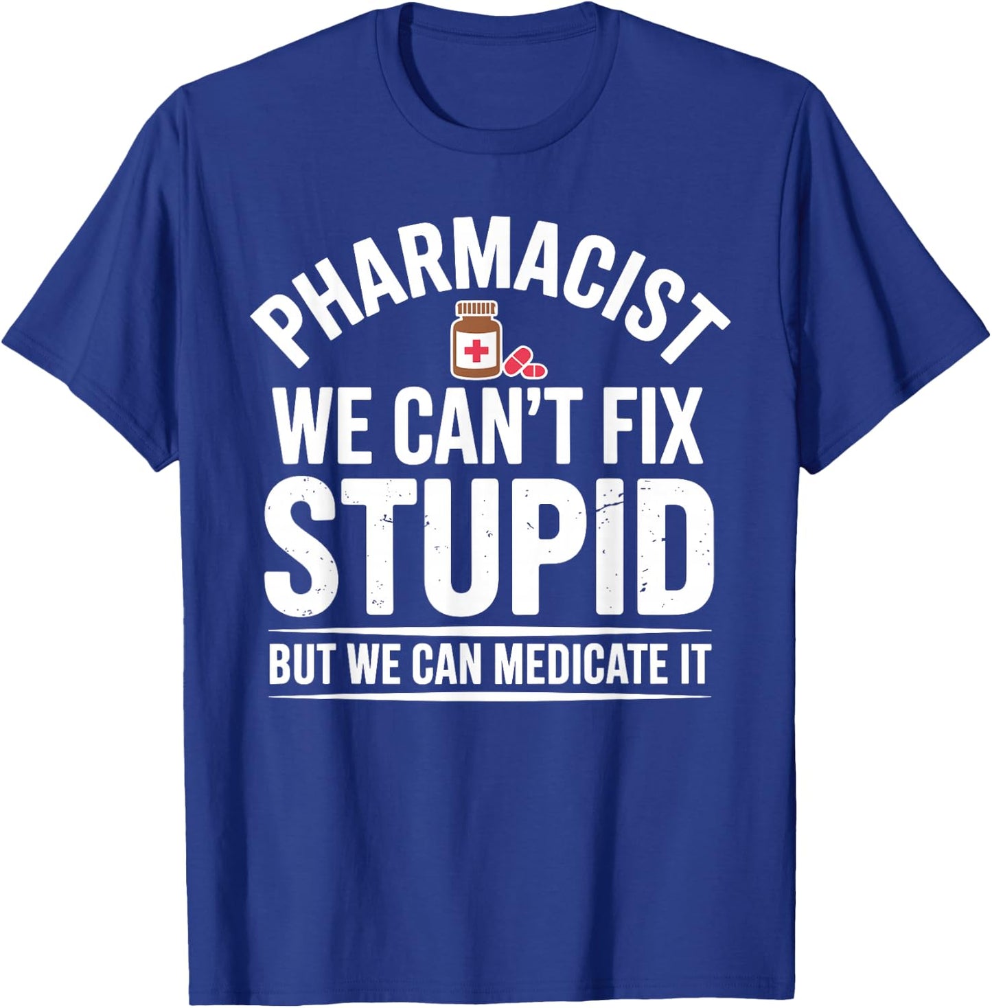 Cute Pharmacist Art Women School Pharmacy Student T-Shirt - T-Shirt | Royal