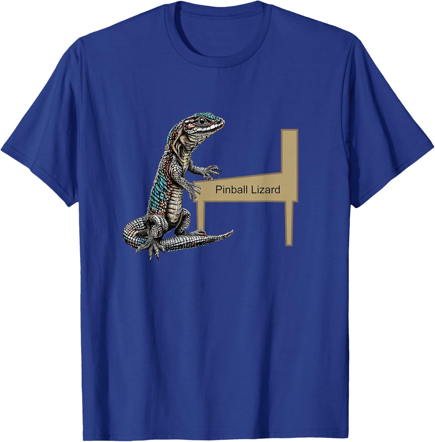 Pinball Lizard T-Shirt - T-Shirt | Royal