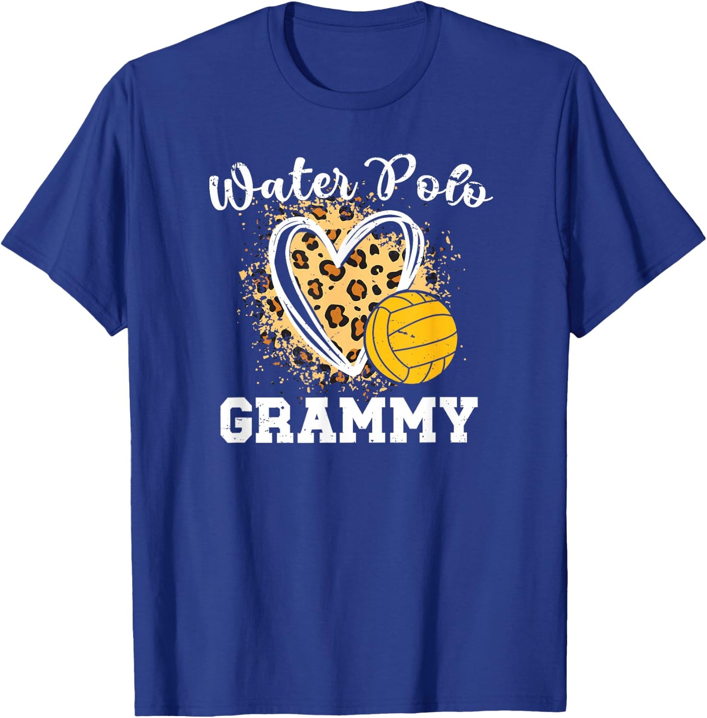 Water Polo Grammy Of A Water Polo Player Grammy Leopard T-Shirt - T-Shirt | Royal