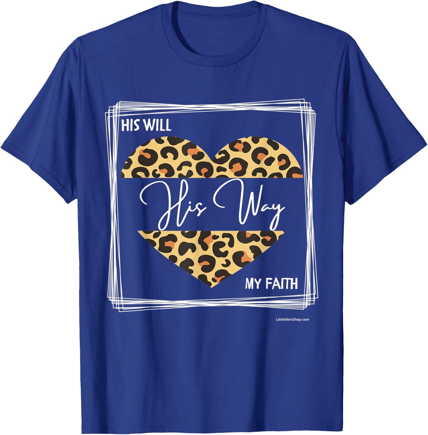 My Faith. Christian Church God Jesus Bible Verse T-Shirt - T-Shirt | Royal