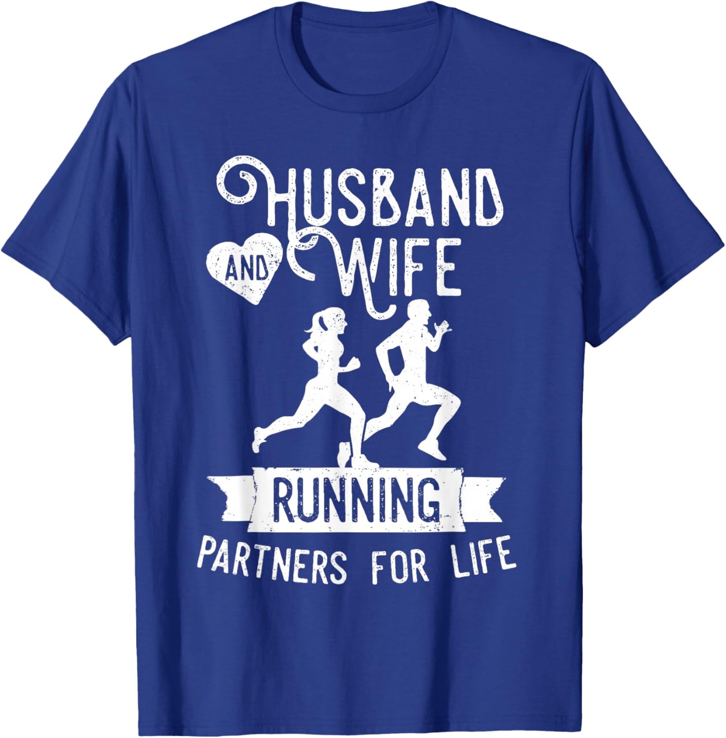 Fitness Running T shirts - Matching Couples Workout Outfits T-Shirt - T-Shirt | Royal