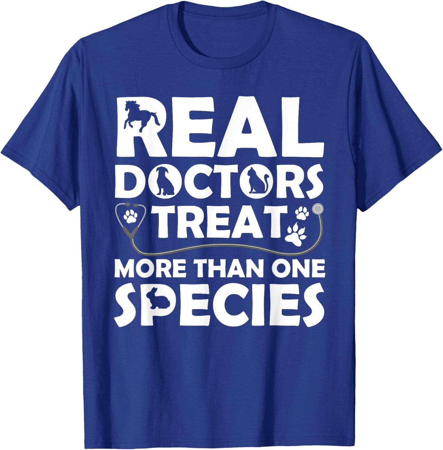 Cool Veterinarian Design Women Veterinary Pet Doctor T-Shirt - T-Shirt | Royal