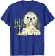 Jewish Shih Tzu Dog Menorah Hanukkah Pajamas Chanukah PJs T-Shirt - T-Shirt | Royal