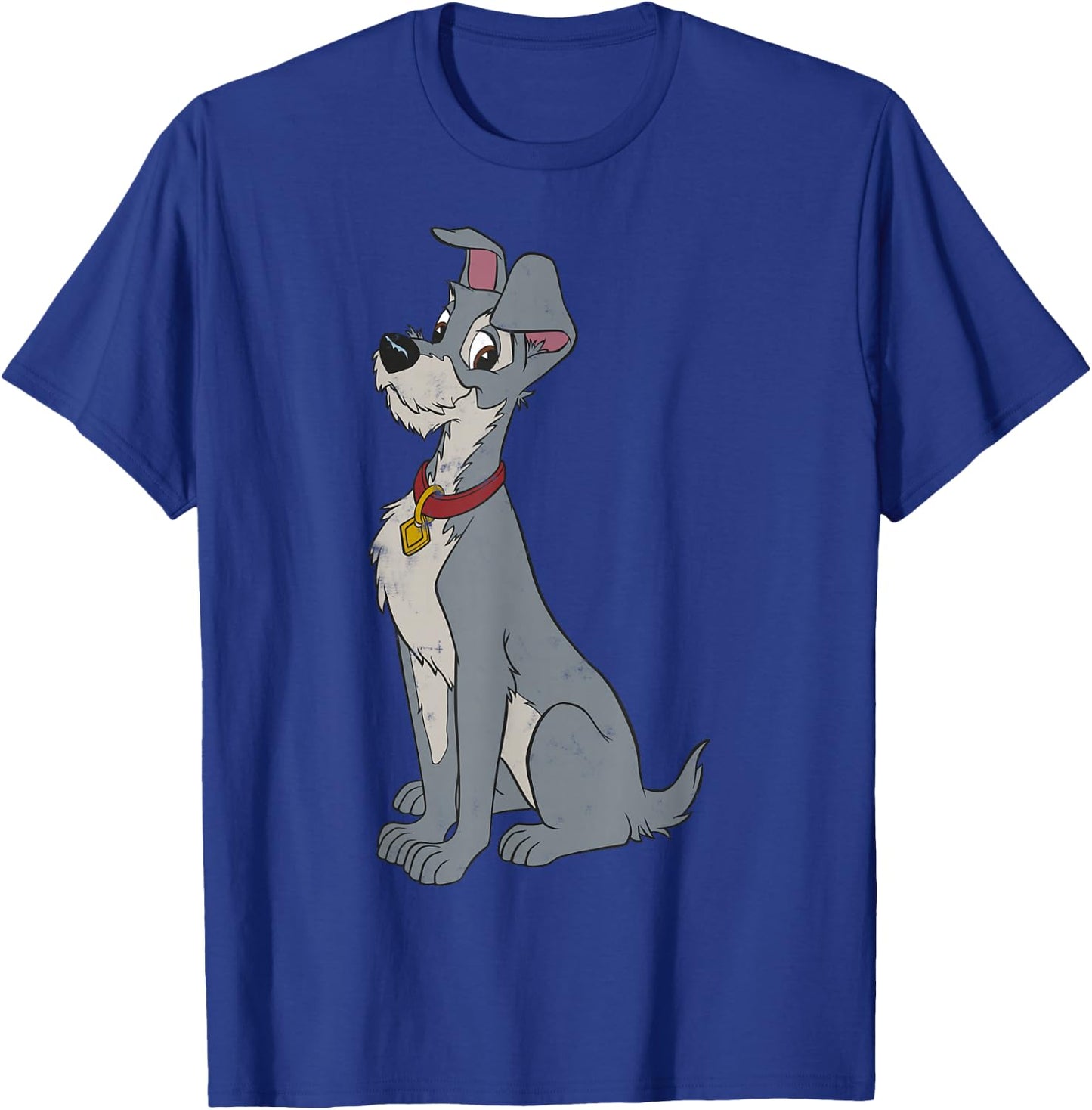 Disney Lady and The Tramp Simple Portrait T-Shirt - T-Shirt | Royal