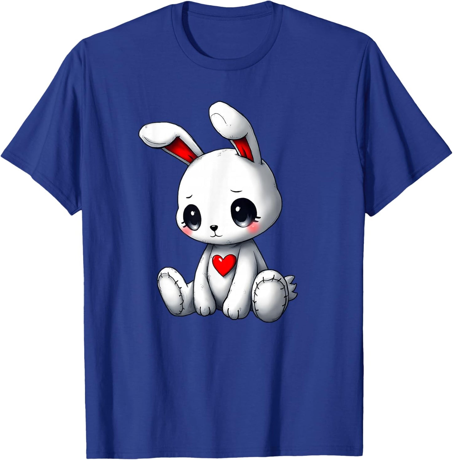 Sad Bunny Alt Girl Pastel Goth Kawaii Clothes Creepy Doll T-Shirt - T-Shirt | Royal