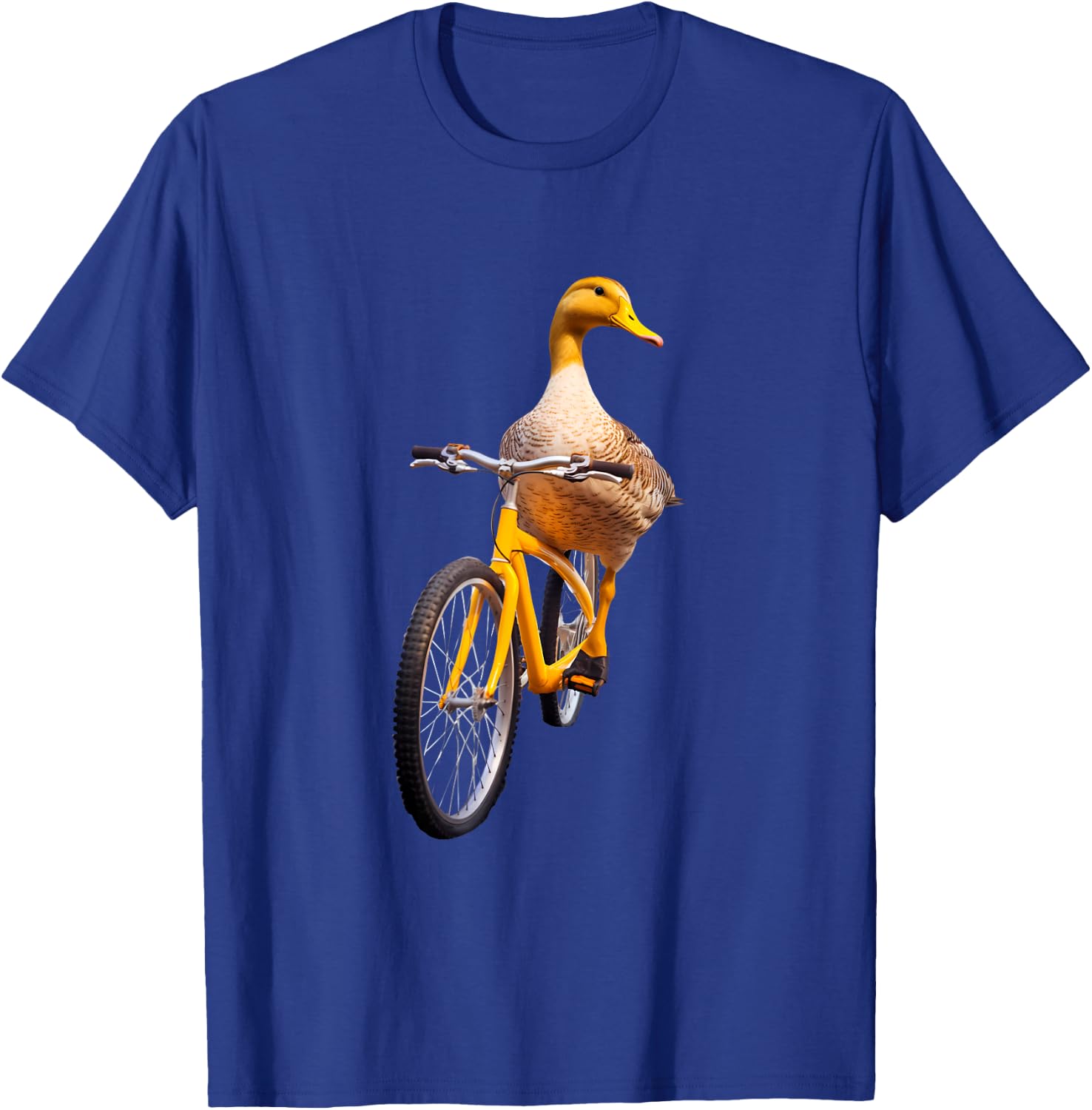 Duck Bike Cycling T-Shirt - T-Shirt | Royal
